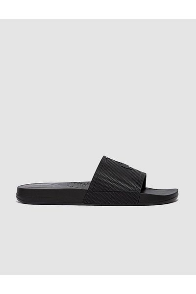 Fitflop Papuci negri pentru bărbați - Iqushion Slides Eq4