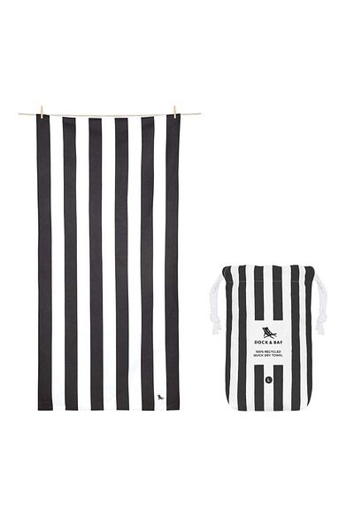 Dock & Bay QUICK DRY TOWELS - KAMARI CHARCOAL - LARGE