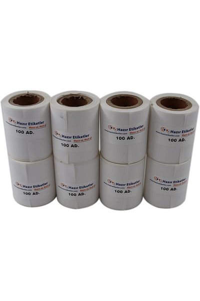 STOREMAX Muartshop Labels , Ready to Go Get It Fast Pp Thermal Label 50mm X 50mm 100 in a Roll 8 Rolls Total
