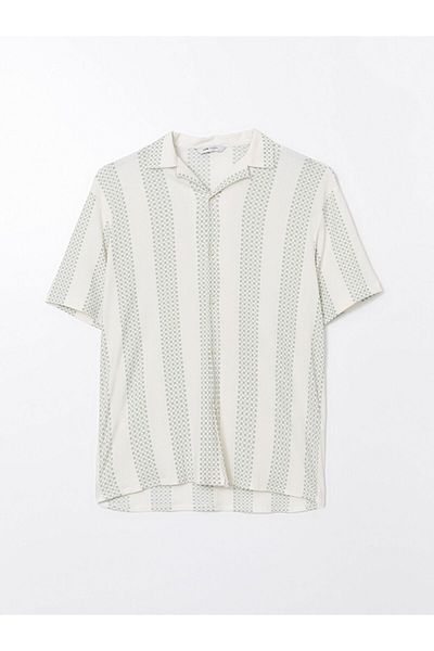 LC Waikiki Regular Fit Short Sleeve Patterned Men's Shirt