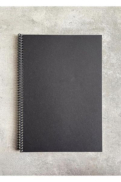 STOREMAX Sellbuystore Promotional Unlined Spiral Notebook, A4 Size (21X29.7 cm), 60 Sheets, 90Gr. Ivory Kağ