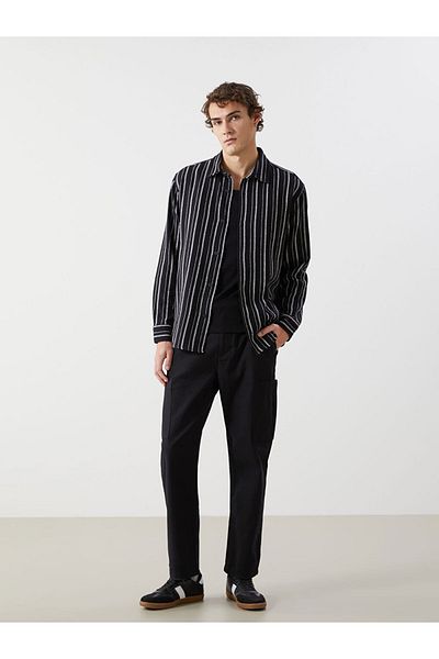 LC Waikiki Regular Fit Long Sleeve Striped Men's Shirt