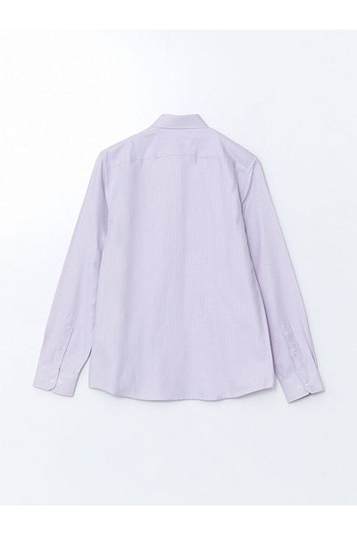 LC Waikiki Ανδρικό μακρυμάνικο πουκάμισο Dobby LCWAIKIKI Formal Slim Fit