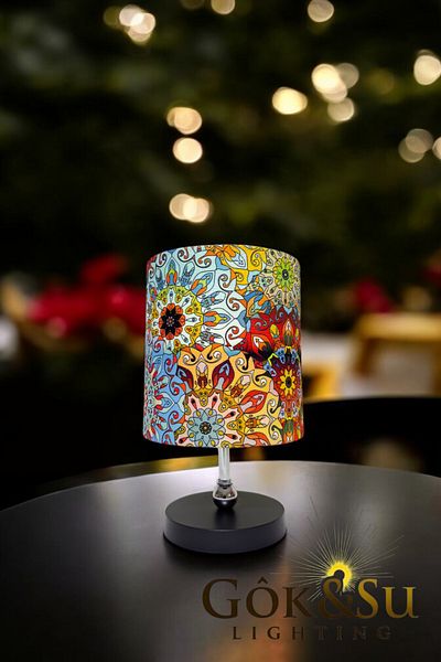 Göksu Lighting Fabric Mandala Model Lampshade