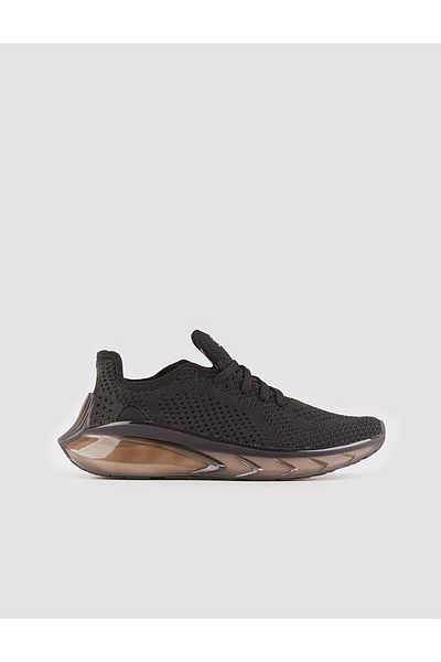 Cabani Black Knitwear Women's Sports Shoes - Lace-up