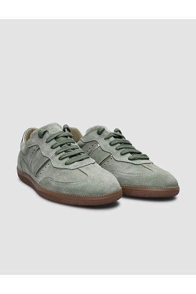 Cabani Green Suede - 100% Genuine Leather Women's Sneakers