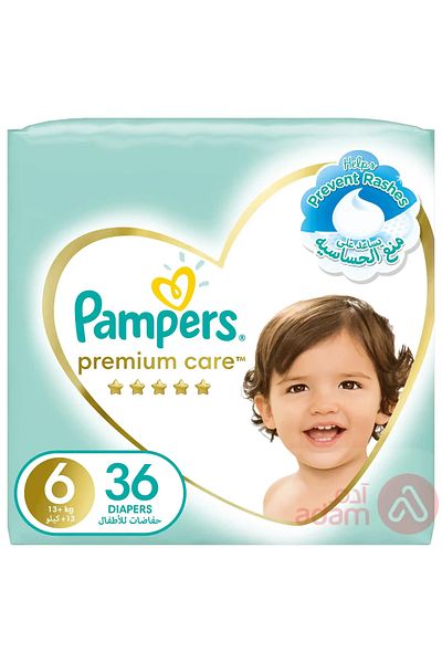 Pampers PREM/CRE NO 6(16+ KG) 36PC