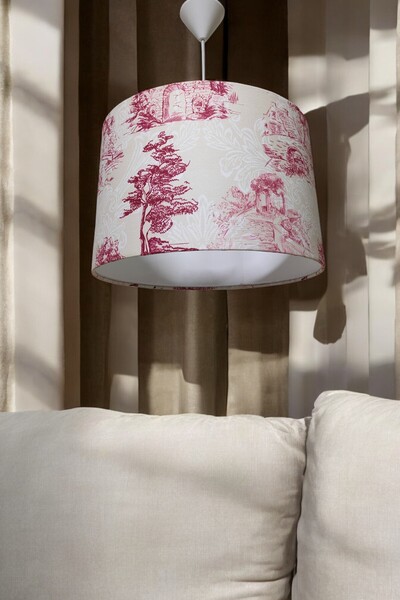 Genel Markalar Kumaş Doğa Modeli, 40cm x 30cm, Oturma Odası, Hol, Antre, Balkon için şık aydınlatma