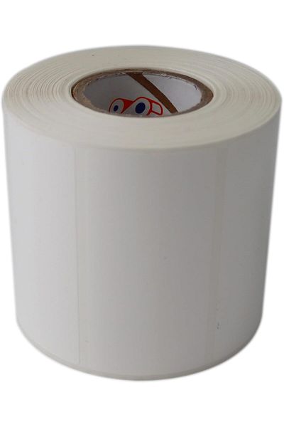 STOREMAX Muartshop Labels , Ready to Take Fast Take Pp Opaque 80mm X 40mm 1000 Pcs in a Roll 40mm Kuka Diameter