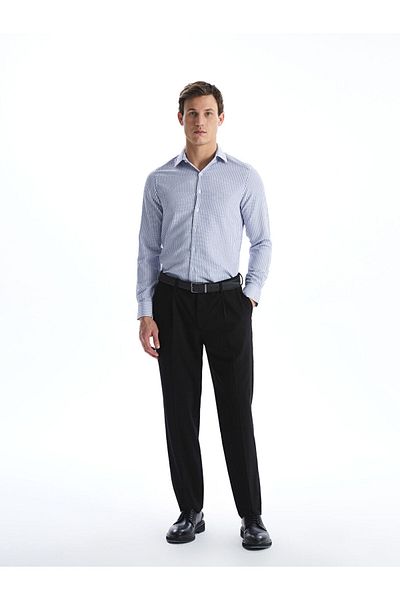 LC Waikiki LCWAIKIKI Formal Slim Fit Long Sleeve Striped Men's Shirt