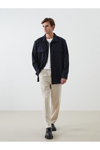 LC Waikiki Ανδρικό πουκάμισο μακρυμάνικο μπουφάν LCW Vision Regular Fit