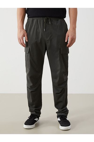 LC Waikiki New Season Comfortable Fit Gabardine Men's Cargo Trousers - S52938Z8