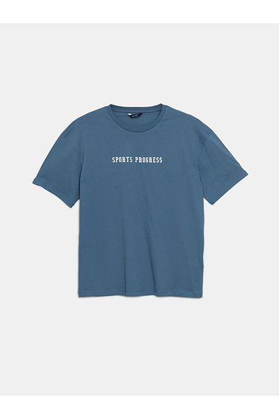 LC Waikiki Tricou pentru bărbați din bumbac pieptănat cu mânecă scurtă LCW ECO