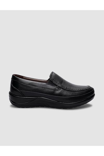Cabani Black 100% Genuine Leather - Women's Comfort Shoes