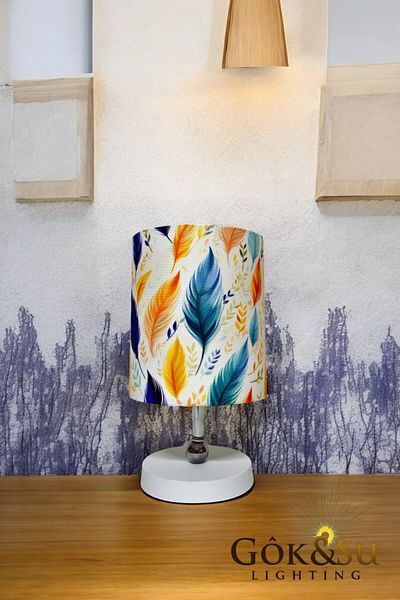 Göksu Lighting Fabric Feather Model Lampshade