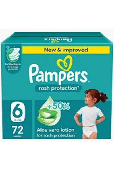 Pampers رقم 6 (+15 كجم) صندوق 72 PEC