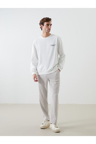 LC Waikiki Crew Neck Long Sleeve Printed Men's Sweatshirt