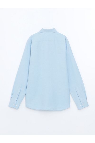LC Waikiki Pánská košile Dobby s dlouhým rukávem LCW Slim Fit