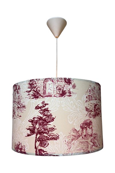 Genel Markalar Kumaş Doğa Modeli, 40cm x 30cm, Oturma Odası, Hol, Antre, Balkon için şık aydınlatma