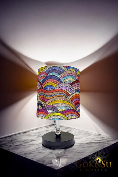 Göksu Lighting Wave Fabric Model Lampshade
