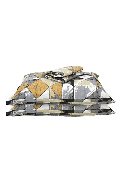 femmhome طقم ملاءة جاهزة مزدوجة كبيرة الحجم من Ranforce مقاس 180x200+30 سم