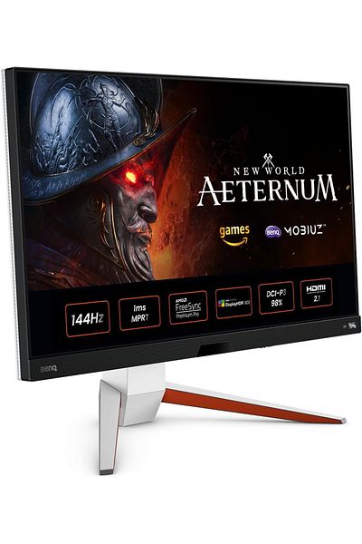 BENQ MOBIUZ EX2710U 4K UHD Gaming Monitor, HDRi, 144Hz, 1ms MPRT, FreeSync Premium Pro,