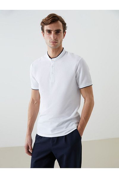 LC Waikiki Ανδρικό κοντομάνικο μπλουζάκι Judge Collar