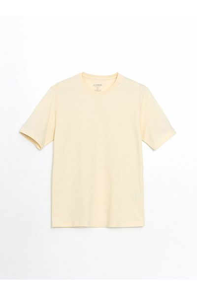 LC Waikiki New Season Crew Neck Combed Cotton Men's T-Shirt - S50839Z8