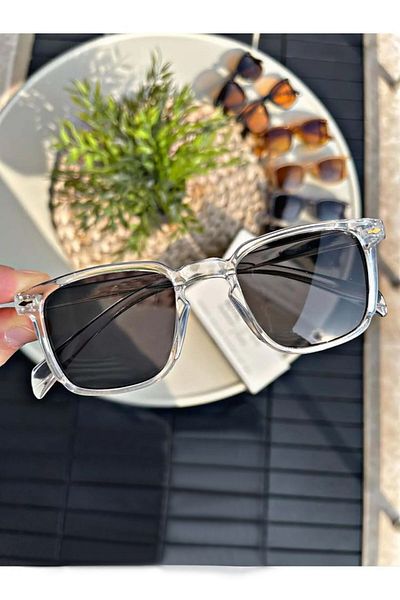 Roger Bacon Men's and Women's Sunglasses - Uv400 Glass, Black-Transparent