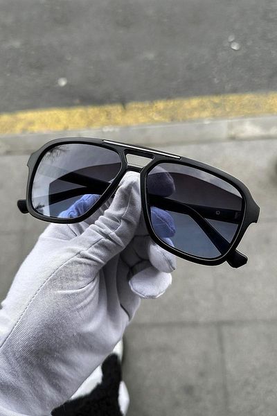 Roger Bacon Black Blue Men's Sunglasses