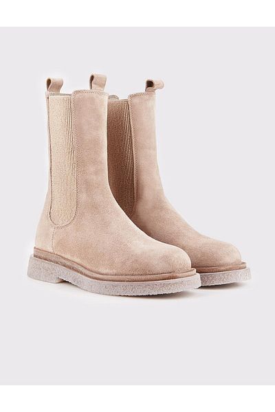 Cabani Genuine Leather Mink Women's Daily Boots
