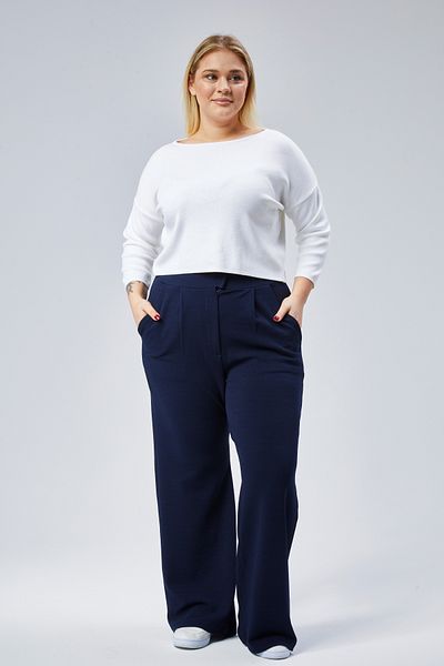 Symirna Women's Lycra Velcro Closure Oversize Palazzo Trousers