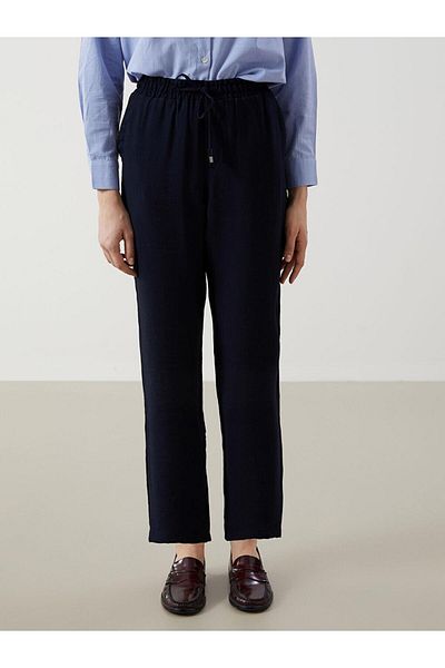 LC Waikiki Lcwaikiki Classic Elastic Waist Loose Fit Women's Trousers