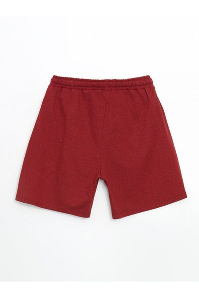 LC Waikiki Lcw Eco Red Elastic Waist Boy Shorts