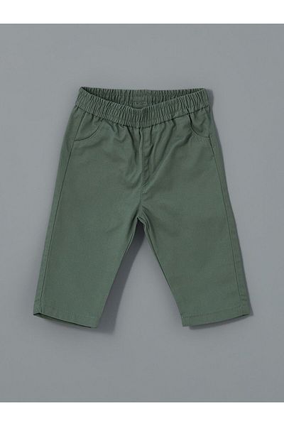 LC Waikiki Lcw Kids Baby Boy Gabardine Pants with Elastic Waist