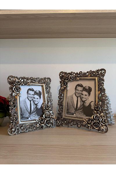 MGS COLLECTION Double Gulshah Decorative Frame - 13X18/15X20 cm