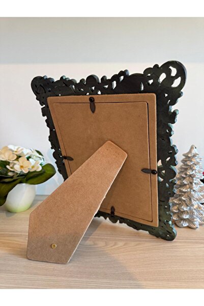 MGS COLLECTION Decorative Picture Frame Rose Motif Gülşah Frame 15X20 cm