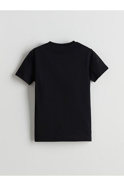 LC Waikiki Tricou pentru băiat cu imprimeu dinozaur cu gât crew din sezonul nou - S5IA23Z4