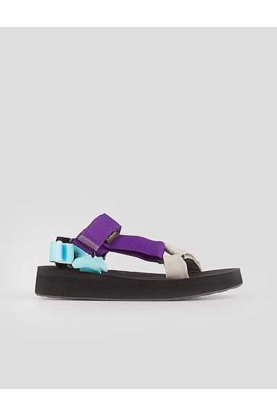 Cabani Purple Women's Flat Sandals