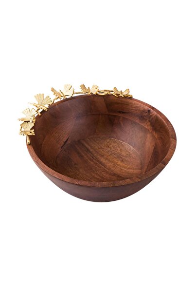 Dania Round wooden fruit plate, size 30 cm
