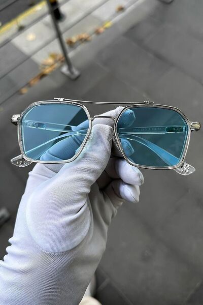 Roger Bacon Blue Men's Sunglasses UV400 Protection