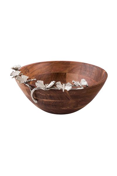 Dania Round wooden fruit plate, size 30 cm