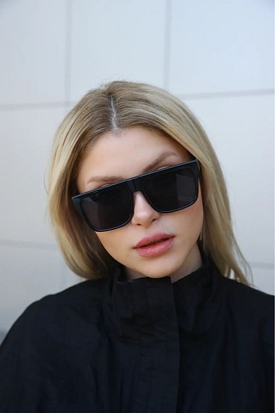 Nilu Moda Unisex Black Kantasi Sunglasses
