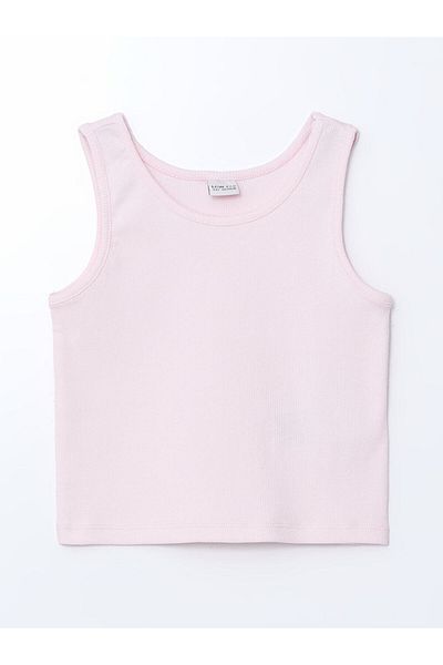 LC Waikiki Lcw Eco Crew Neck Girls Crop Undershirt