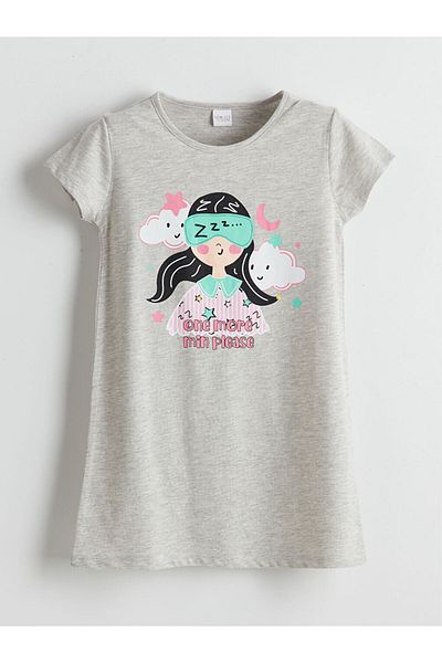 LC Waikiki Lcw Eco Crew Neck Girl's Nightgown
