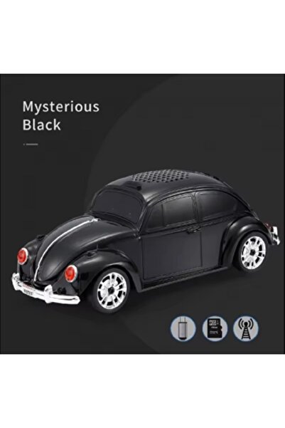 hediyeconcepti Küçük Araba Hoparlörü Işıkları İle 3D Surround Müzik Çalar Taş...