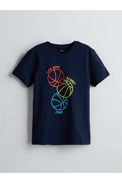 LC Waikiki New Season Crew Neck Boy's T-Shirt - S5Iu57Z4