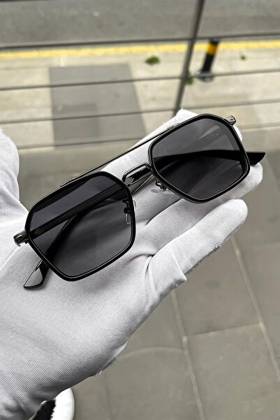 Roger Bacon Black Men's Sunglasses Uv400 Protection