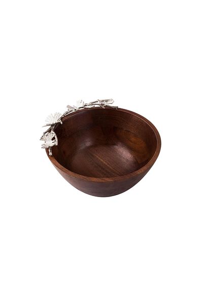 Dania Round wooden fruit plate, size 25 cm