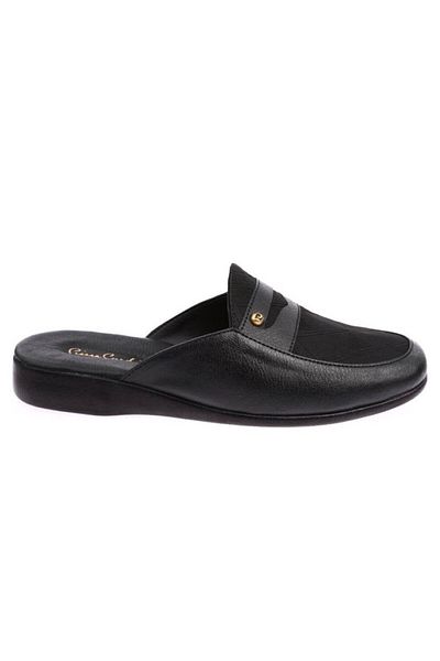 Pierre Cardin Ανδρικές δερμάτινες παντόφλες προίκας γαμπρού - Q3.U.9O.K9.K.A.P.C